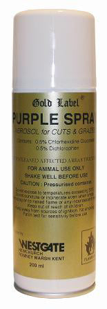 Gold Label Purple Spray Aerosol